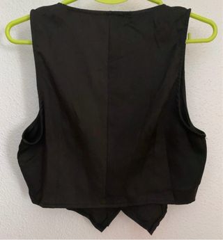 Conjunto Pantalón y chaleco negro traje