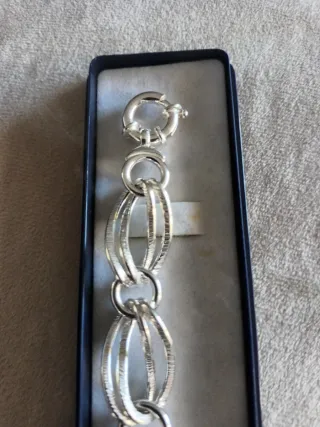 Pulsera Plata Ley 925mm