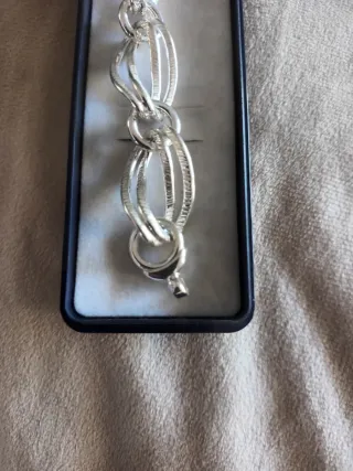 Pulsera Plata Ley 925mm