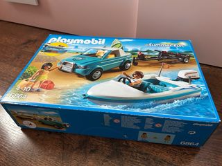 Playmobil 6864 Coche Barco Verano NUEVO