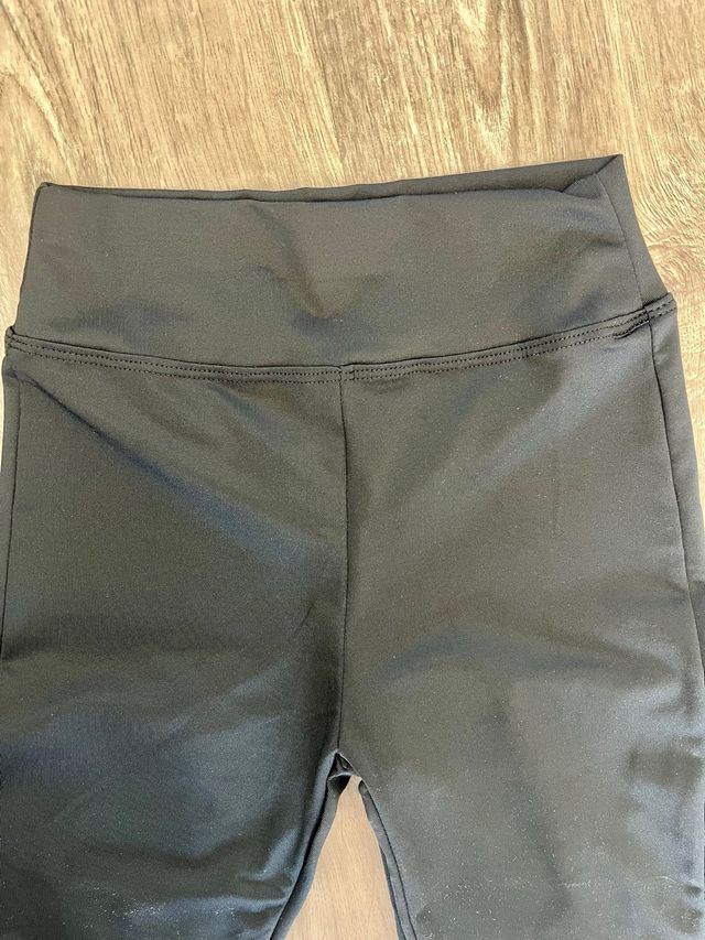 Pantalón campana niña negro