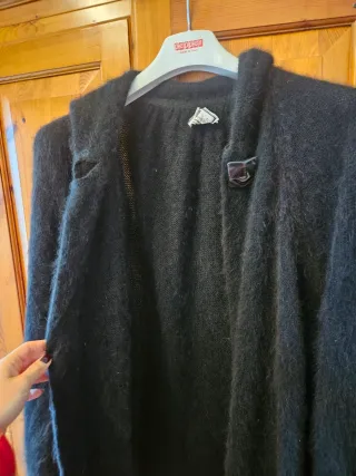 Maglione mantella Luisa Spagnoli nera