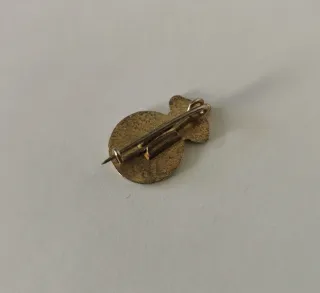 Broche Real Madrid Corona Morado Blanco