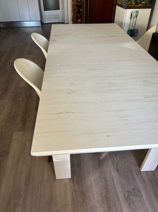 Mesa comedor 160cm + 4 sillas