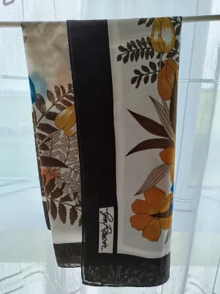 Pañuelo seda Gim Renoir floral