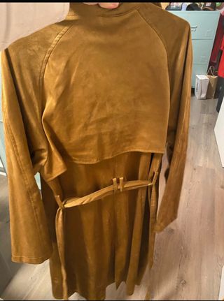 Gabardina ante marrón