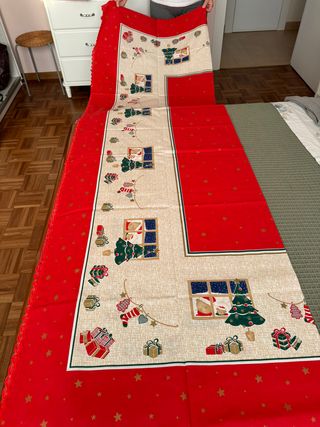 Tovaglia natalizia di Natale in cotone