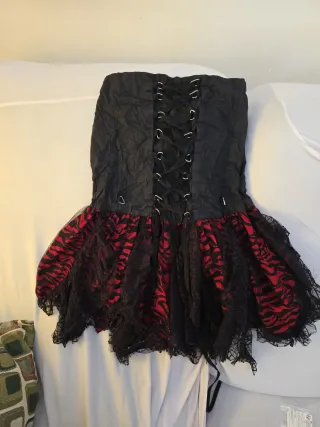 Vestido gótico punk S-M