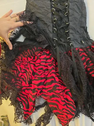 Vestido gótico punk S-M