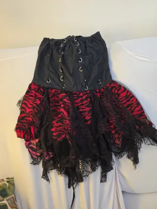 Vestido gótico punk S-M