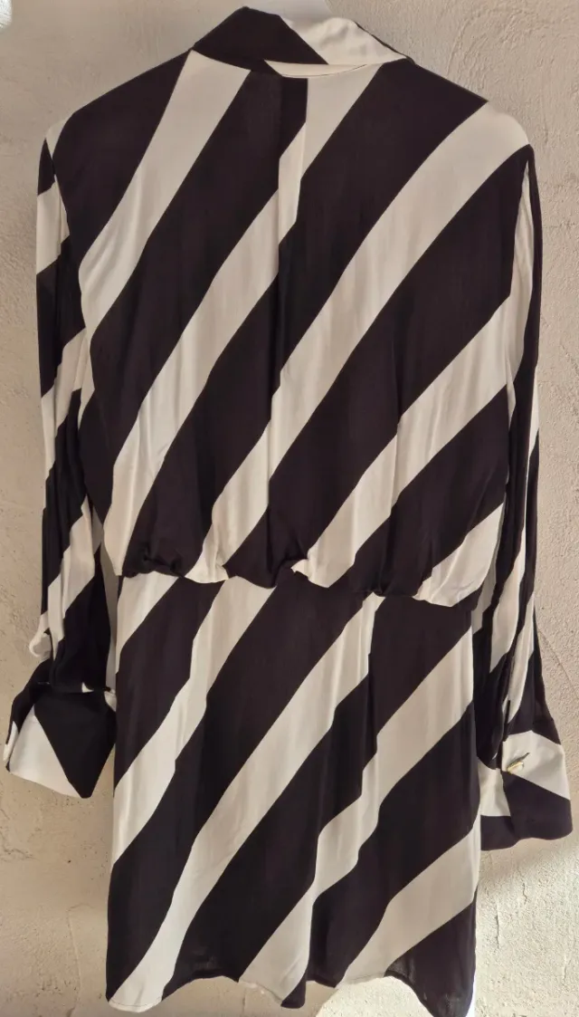 Vestido Midi Rayas Mango