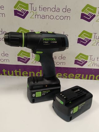 TALADRO FESTOOL T18+3 LI-ON + 2 BAT 5.0AH 5.2AH