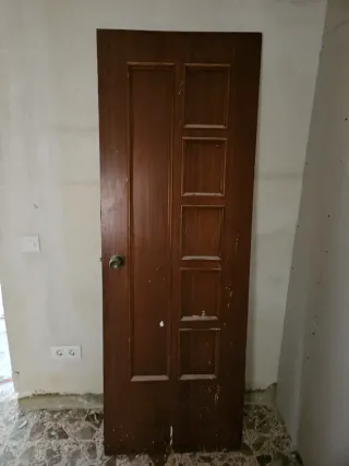 Puertas de madera 4x 71,5 x 202