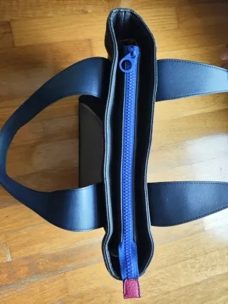 Bolso Tous Piel Negro y Azul