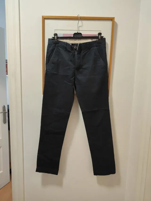 Pantalón Zara niño azul marino oscuro