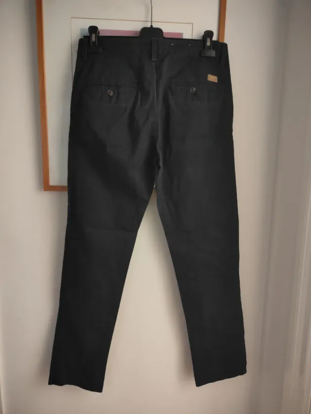 Pantalón Zara niño azul marino oscuro