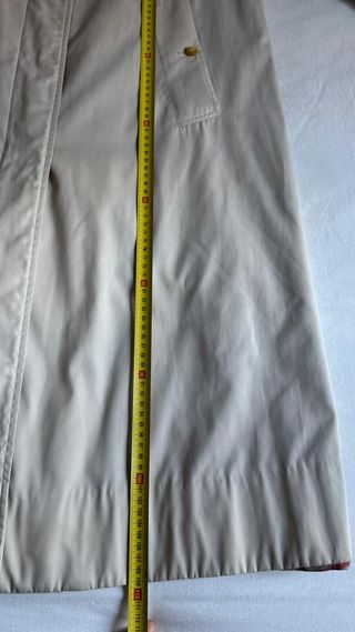 Gabardina Burberry Beige Mujer Talla L 50