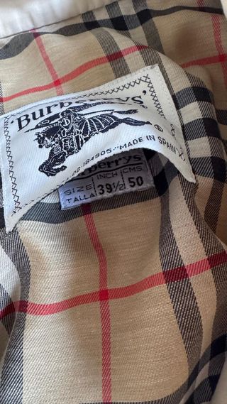 Gabardina Burberry Beige Mujer Talla L 50