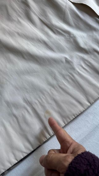 Gabardina Burberry Beige Mujer Talla L 50