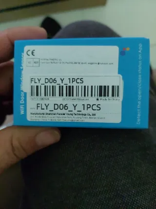 Sensor WiFi Puerta/Ventana FLY_D06_Y