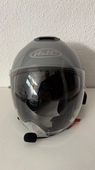 Casco HJC Talla L con auricular Bluetooth