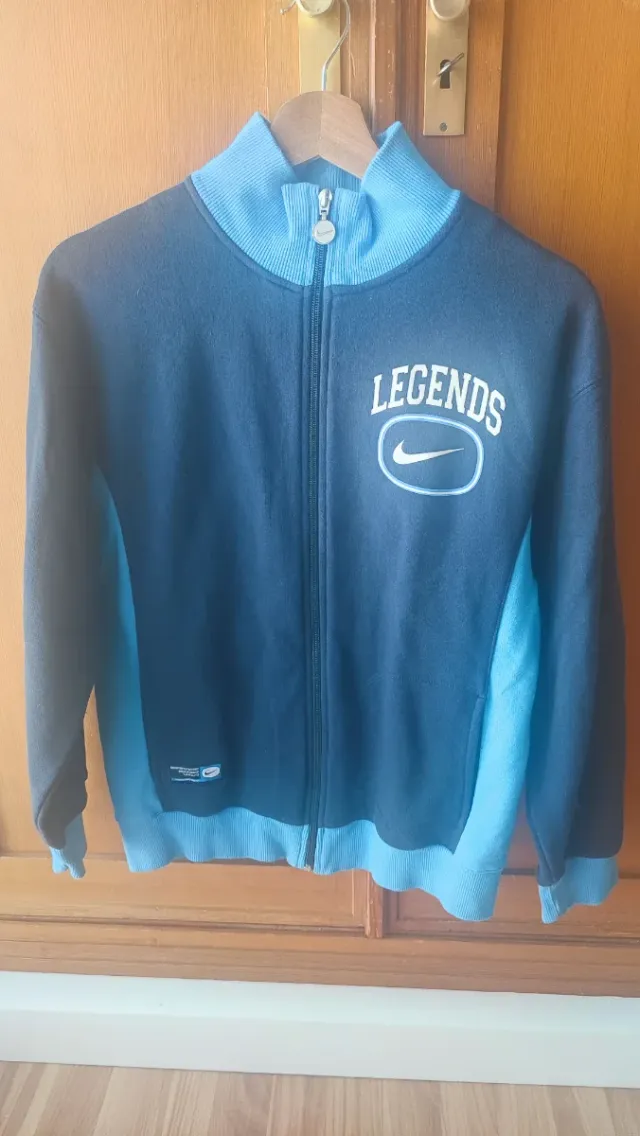Sudadera Nike Negra y Azul