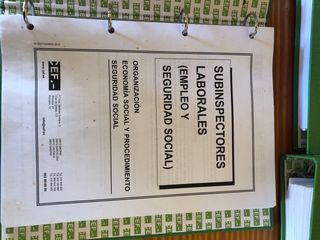 Temario Oposiciones Subinspector Laboral