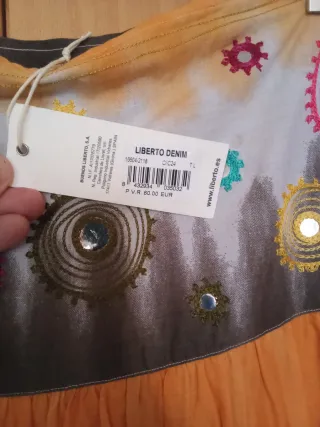 Falda multicolor talla única.tot el pack