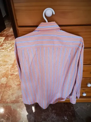 Camisa de hombre a rayas manga larga