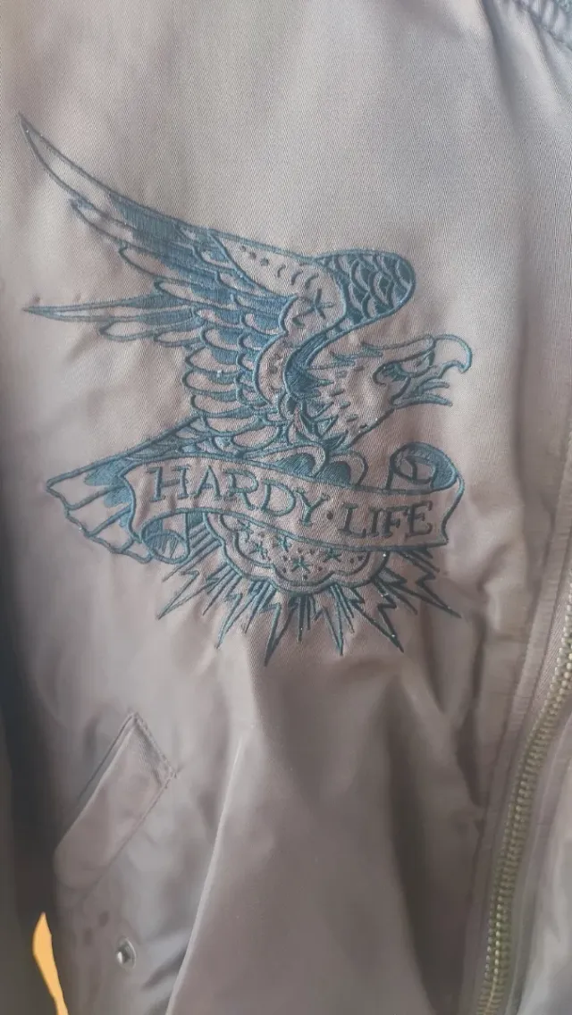 Chaqueta Ed Hardy Bomber Marrón Multicolor