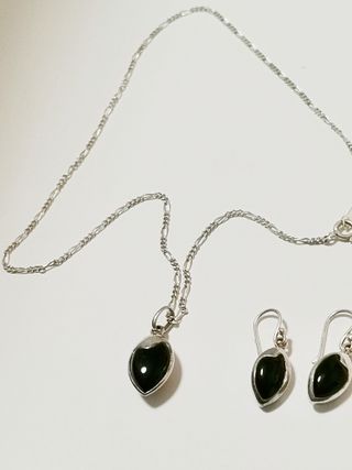 Gargantilla y Pendientes Plata 925