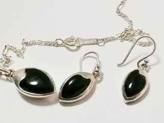 Gargantilla y Pendientes Plata 925