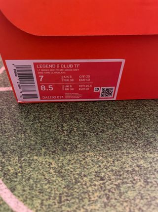 Zapatillas Nike Tiempo Legend 9 Turf Talla 40