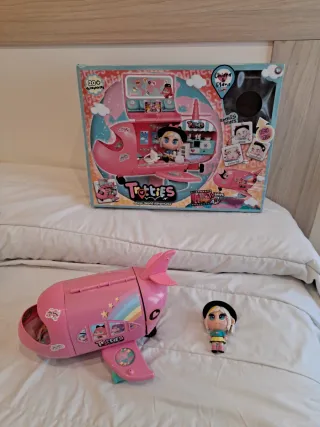 Trotties avión, complementos y muñeca