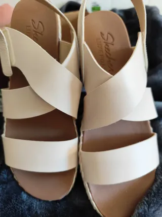 Sandalias Skechers Mujer Talla 41 Beige