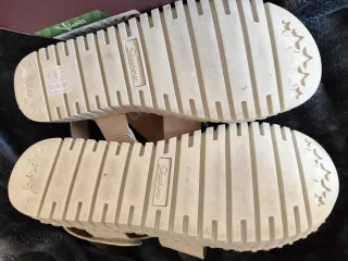 Sandalias Skechers Mujer Talla 41 Beige