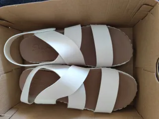 Sandalias Skechers Mujer Talla 41 Beige