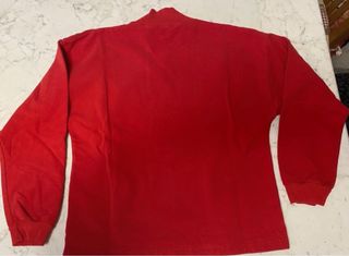 Felpa rossa ragazzina con stelle