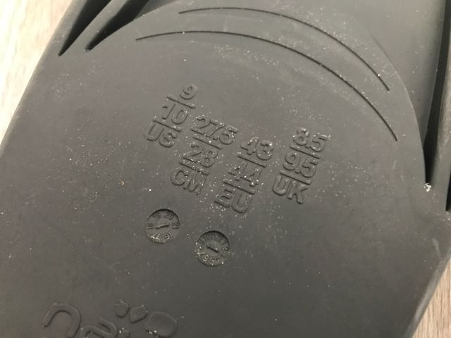 Pinne da Nuoto Nere Taglia 43-44