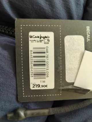 Chaleco Ecoalf Azul Marino con Capucha