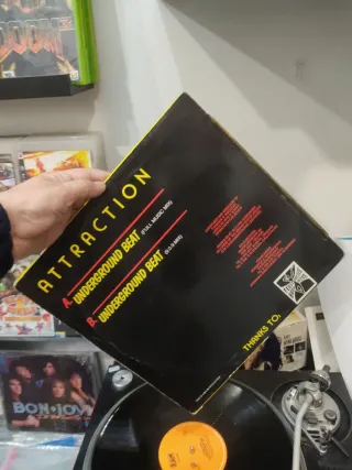 Vinilo Attraction Underground Beat electrónic 1990