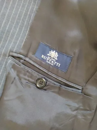 Traje Chaqueta Raya Gris Talla 54