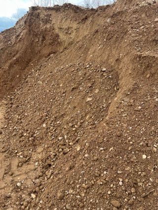 Zahorra fina para construcción