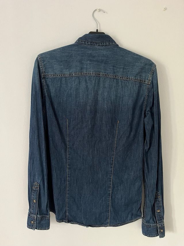 Camisa vaquera Bershka azul Talla XS