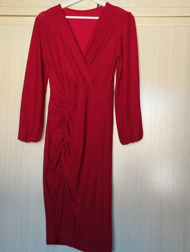 Vestido fiesta brillo talla 38