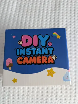 Cámara de fotos infantil rosa