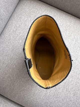 Botines de piel negros Nine West