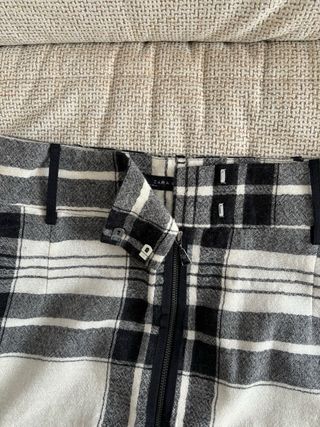 Falda Zara cuadros mujer