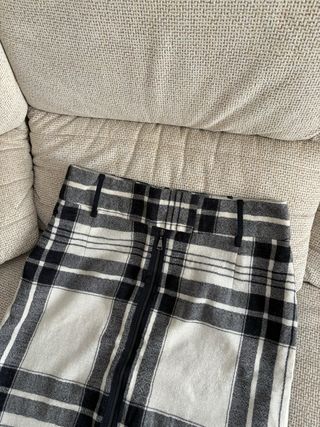 Falda Zara cuadros mujer