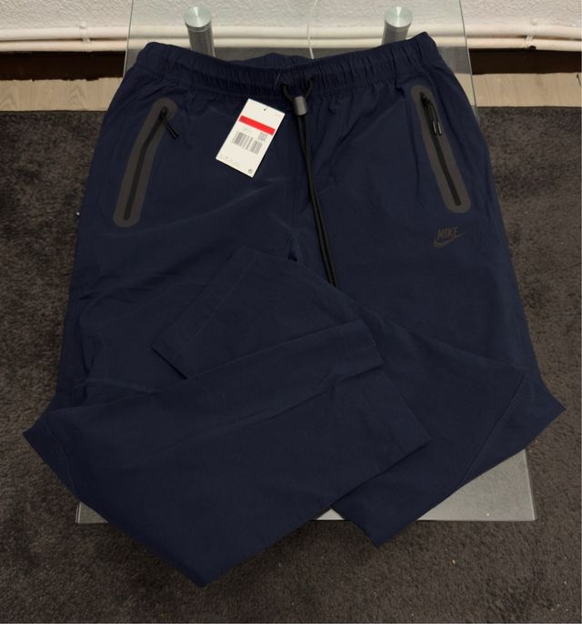 Nike Tech Woven Pantalones Deportivos Azul